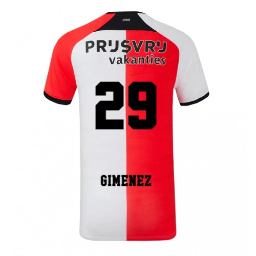 Dres Feyenoord Santiago Gimenez #29 Domaci 2024-25 Kratak Rukav